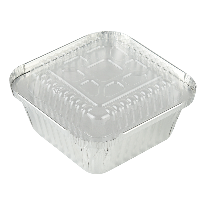 Recipiente de folha de alumínio oblongo de 200 ml ik101