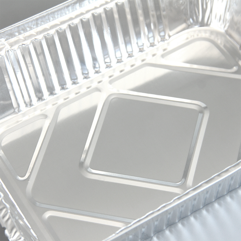 Recipiente de papel alumínio oblongo de 1900 ml ik260