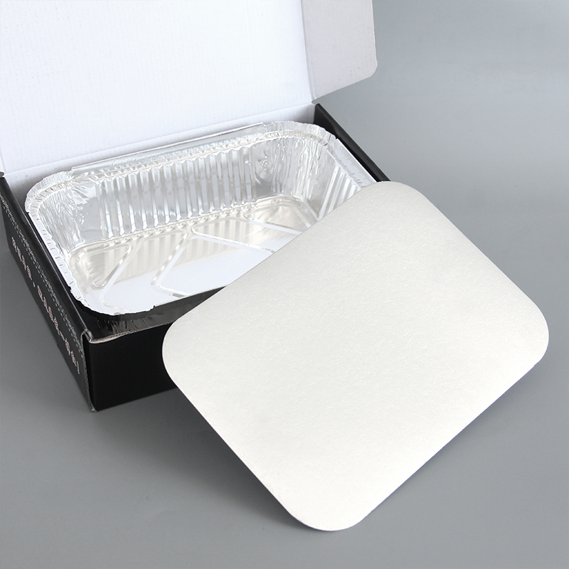 Recipiente de papel alumínio oblongo de 1900 ml ik260